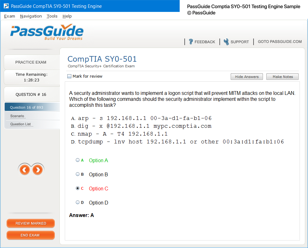 CISSP Testing Engine Screenshot #2