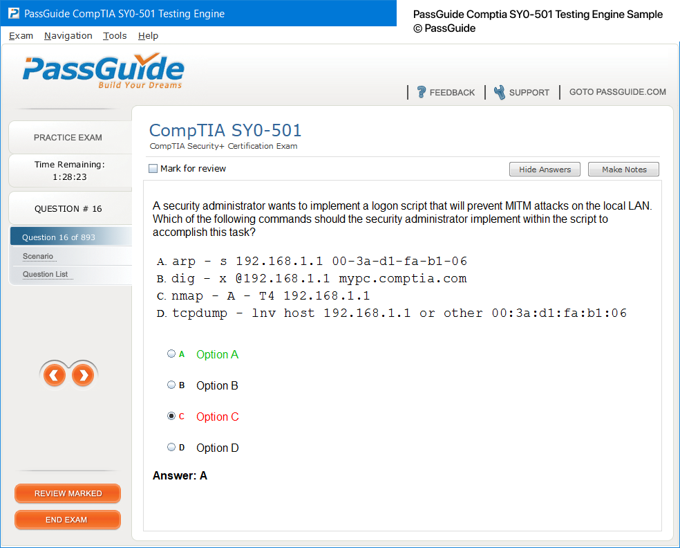 Enjoy Your Customizable Exam Training Mode